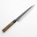 元兼 柳刃包丁 210mm 両刃 青紙1号割込み 黒打ち仕上げ 八角クルミ柄 土佐打ち刃物 極上品(和包丁 刺身包丁 黒打ち包丁 鍛造 日本製 誕生日 母の日 ...