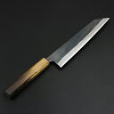 元兼 切付型 和牛刀 210mm 両刃 青紙スーパー 割込み 黒打ち仕上げ 焼き漆柄 土佐打ち刃物 極上品(和包丁 家庭用包丁 黒打ち包丁 鍛造 日本製 誕生日...