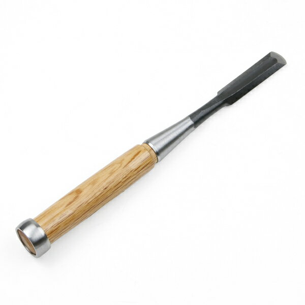 本職用 高級 裏丸追入鑿 15mm 白紙2号（大工道具 木工作業 家具製作 鑿 のみ ノミ 父の日 プレゼント ..