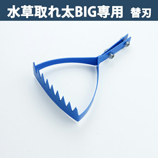 水田熊手 水草とれ太ビッグ専用 替刃 DK-818K（水田除草用具 ヒエ刈り 草刈り 立鎌 農業用具）