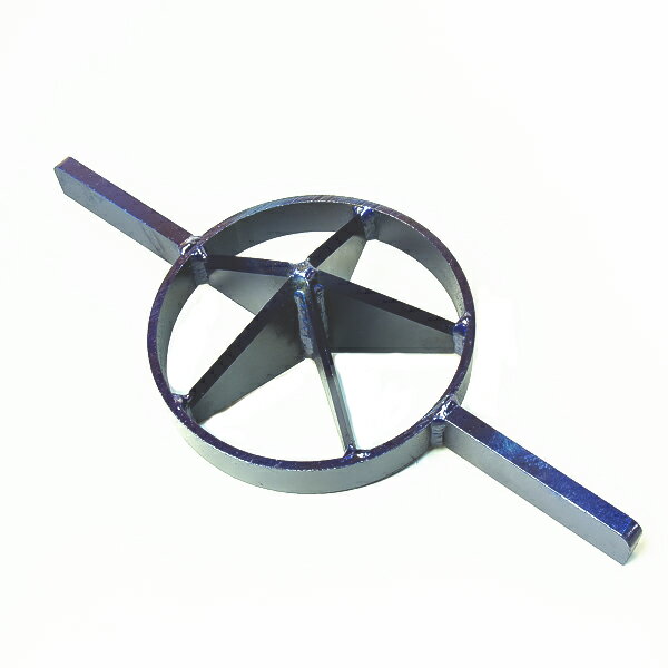 乐天商城 - 鉄 ・ 鋼製 竹割り 大型175mm 5つ割 山林道具 送料無料 竹割 5 菊割