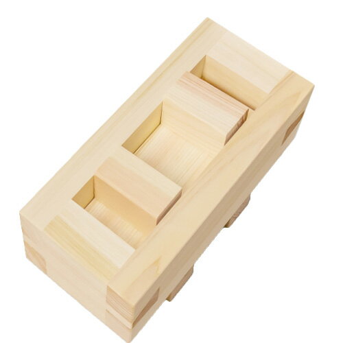 【メーカー直送】押型 さば寿司 檜 ひのき製 内寸180×55×H50mm 日本製 (箱寿司 鯖寿司)