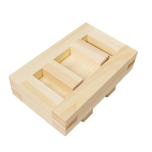 乐天商城 - 【メーカー直送】押型 箱寿司 檜 ひのき製 内寸153×75×H50mm 日本製 (雀寿司 なれ寿司 早寿司)