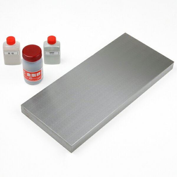 常三郎 金盤 特厚五寸本職用 金剛砂 巣板パウダー付き(大工道具 砥石 鑿 鉋 裏押し)