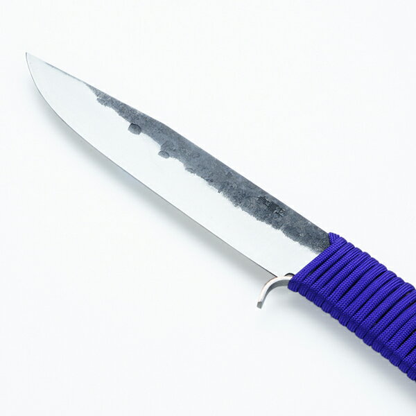 日本製 ナイフ 青紙鋼 如月165mm 本革ケース付 両刃剣鉈