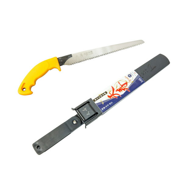 果樹 剪定専用 天寿 替刃式鞘入 剪定のこぎり中厚 245mm 本体