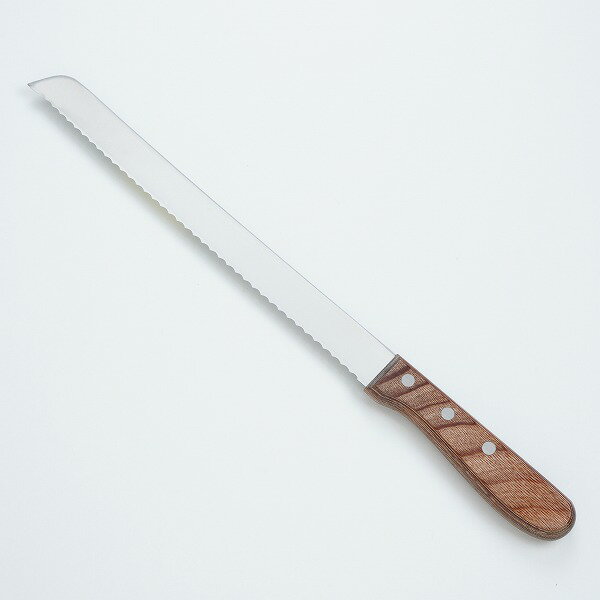 パン切り包丁 片刃 250mm ステンレスモリブデン鋼波刃仕様 赤合板柄 プレゼント 誕生日 母の日 退職祝い 日本製 2