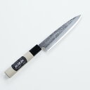 美貴久 万能包丁 片刃 150mm白紙2号 鋼付 槌目仕上げ(貝裂き包丁 料理小包丁 サバキ包丁 家庭用包丁 釣り アウトドア 日本製)