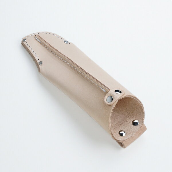 剪定鋏用 丸型 皮ケース 180mm〜230mm用 (剪定鋏ケース 園芸 ガーデニング 庭 皮サ...