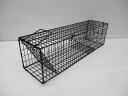 【大型商品配送B】スーパー捕獲器 L ブラック 踏み板式(農作物被害対策 有害駆除 畜産被害対策)