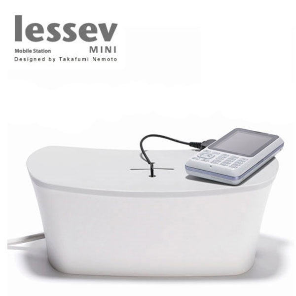 スタイリッシュなモバイルステーション！ lessev mini（レセブミニ） 【充電トレイ】【充電ステーション】【携帯充電】【充電コネクター】【充電器】【iphone】【ipod】【文房具 おしゃれ プレゼント プチギフト】 hono おしゃれ かわいい プレゼント ギフト 小物