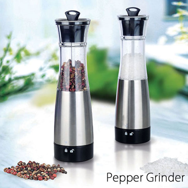 キッチン用品（2000円程度） 傾けるだけで挽けるミル ”Gravity”Electric Pepper Grinder（グラビティ　エレクトリックペッパーグラインダー）【ペッパー ソルト 塩 胡椒 コショウ 電動 電池】 キッチン雑貨 おしゃれ ナチュラル キッチングッズ プレゼント 北欧 新生活 おしゃれ雑貨