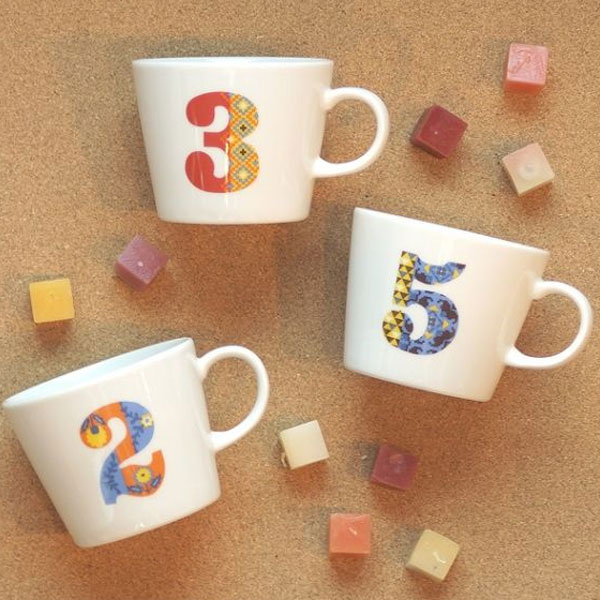 可愛い柄の数字マグ! NUMBERS MUG(ナンバーズマグ) 大きいマグカップ キッチン雑貨 おしゃれ ナチュラル キッチングッズ プレゼント 北欧 新生活 ...
