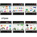 貼って剥がせるクリアブックマーク!stipee(スティッピー)カラー×5パック インテリア雑貨&キッチン雑貨のお店hono おしゃれ かわいい プレゼント ギフ...