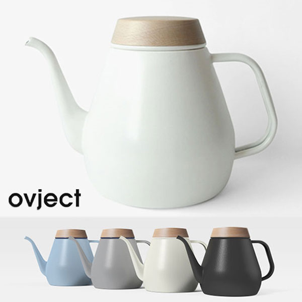 職人さんの手仕事で作られた琺瑯ケトルOvject Drip Kettle 1.8L（オブジェクトドリップケトル） インテリア＆キッチン雑貨・ファッション小物のお店hono おしゃれ プチギフト 贈り物 ギフト ホーロー ケトル やかん かわいい