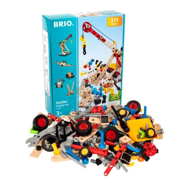 ビルダーシリーズの人気セット！”BRIO（ブリオ）”ビルダー アクティビティセット【組み立て 知育 想像力】