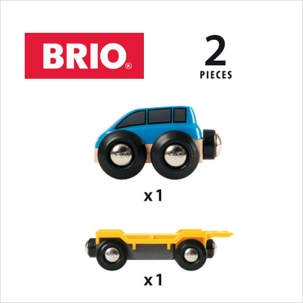 hono(照明・インテリア雑貨)の車を運ぼう！ BRIO（ブリオ） カートランスポーター ブリオ 【BRIO】 カートランスポーター 車運搬車【BRIO ブリオ 出産祝い おもちゃ プレゼント プチギフト 子供 にも！】｜アングル2