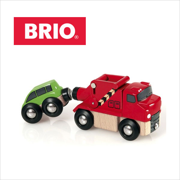 【訳あり10%off！】壊れた車を運ぼう！BRIO（ブリオ） 牽引トラック ブリオ 【BRIO】 牽引トラック 車運搬車【BRIO ブリオ 出産祝い おもちゃ プレゼント プチギフト 子供 にも！】