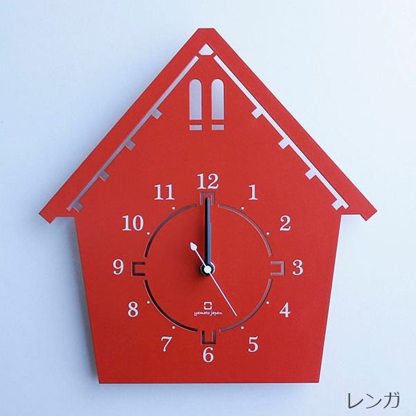 童話にありそうな家がモチーフの掛時計!DOUWA house S【家 北欧 掛け時計】 インテリア雑貨&キッチン雑貨のお店hono おしゃれ かわいい プレゼント ギフト 内祝い 小物