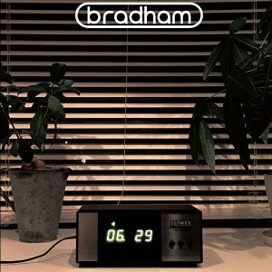 レトロモダンなデジタル置時計！DESK CLOCK bradham（ブラハム）LED【クロック 昭和 アラーム】 インテリア雑貨＆キッチン雑貨のお店hono おしゃれ かわいい プレゼント ギフト 内祝い 小物