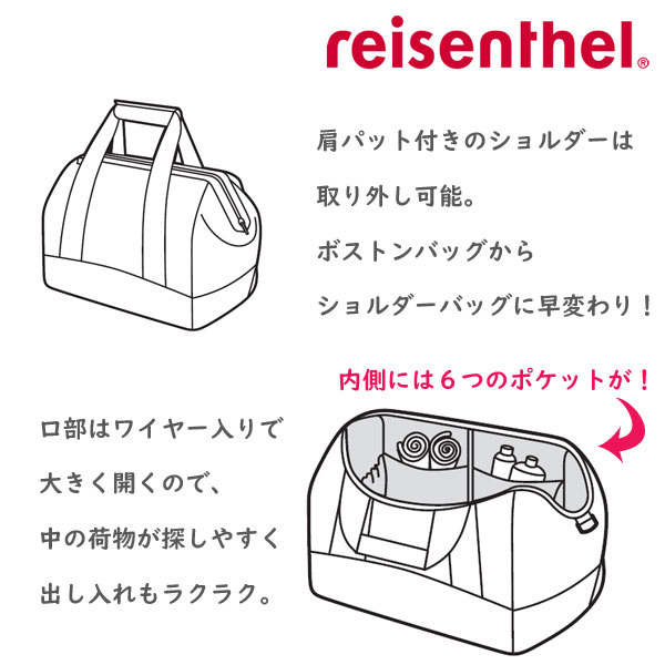 パカッと開いて出し入れラクラク！”reisenthel（ライゼンタール）”allrounder（オールラウンダー）L