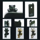 しがみつくネコのイヤホンジャックアクセサリー！ SMART PHONE PIERCE - CAT - インテリア雑貨＆キッチン雑貨のお店hono おしゃれ かわいい プレゼント ギフト 内祝い 小物