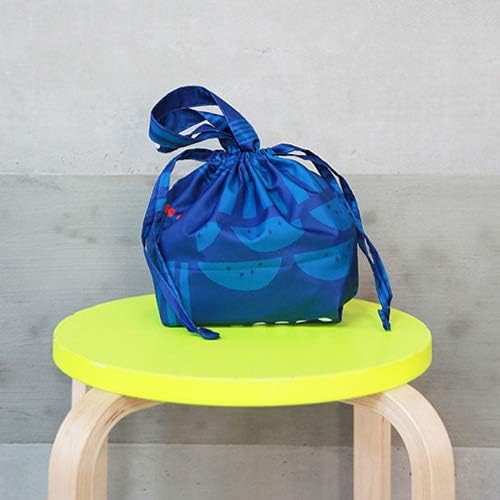 Rakuten - 撥水加工で雨や汚れに強い巾着袋！”392 plusm”kinchaku（sand/navy）【軽量 バッグ 丈夫 お弁当】