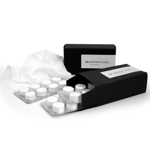 【訳あり10%off!】携帯しやすいタブレットタイプ ”NAPKIN”COOL24 【圧縮ガーゼ】【NAPKIN】【イタリア】【天然素材】【ビスコース】【エコ】【ガーゼ】【旅行】【携帯】【非常用】【NAPKIN_ONE_圧縮_トラベルグッズ_旅行_便利グッズ_トラベルグッズ】