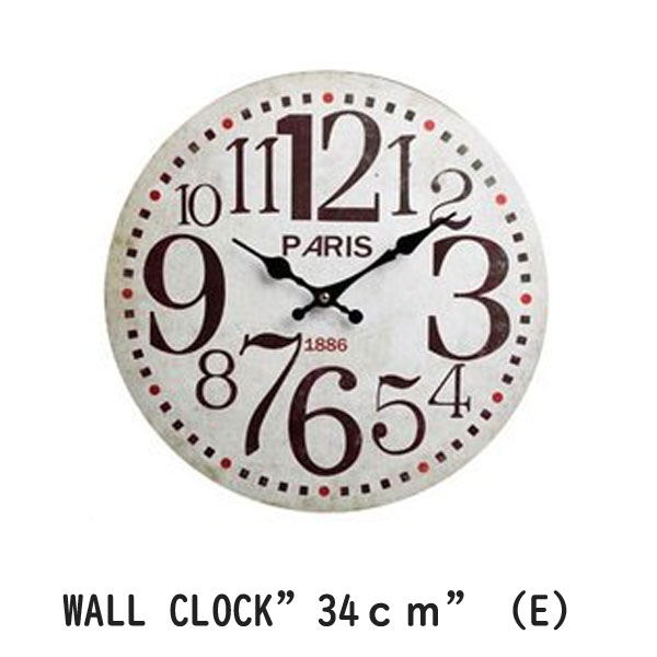 アンティークな壁掛時計！WALL CLOCK