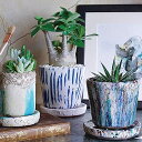 個体差を楽しむテラコッタ製プランター!PLASTER POT(プラスターポット)L【鉢 素焼き 花器 底穴 釉薬 貫入】