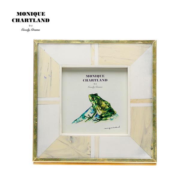 Rakuten - 3種類の使い方が出来る正方形のフォトフレーム！”MONIQUE CHARTLAND by Goody Grams”PHOTO FRAME -AAKIL-【写真立て ハンドクラフト 工芸 ハンドメイド 民芸品 ヴィンテージ 真鍮】インテリア雑貨＆キッチン雑貨のお店hono おしゃれ かわいい プレゼント ギフト
