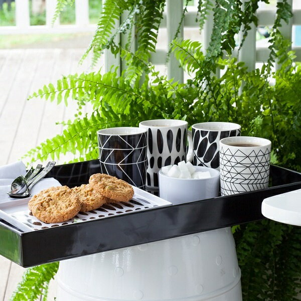 北欧テイストのマグカップ! bzyoo mugs(ビズヨー マグ)BLACK 大きいマグカップ 大きめ 黒 ブラック ファブリック インテリア&キッチン雑貨・フ...