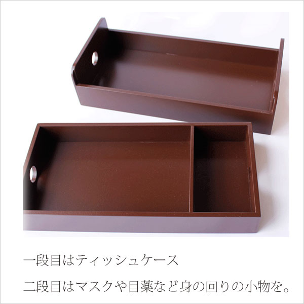 ケア用品などをまとめて収納できるティッシュケースSTOCK tissue 【ティッシュケース ティッシュボックス 木製ティッシュケース 木製ティッシュボックスヤマトジャパン yamato japan 木製 収納】 hono おしゃれ かわいい プレゼント ギフト 小物 [3]