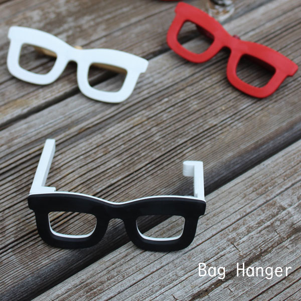 楽天hono（照明・インテリア雑貨）カバンの置き場に困らないバッグハンガー！Bag Hanger Glasses（グラス）【フック スマホスタンド】インテリア雑貨＆キッチン雑貨のお店hono おしゃれ かわいい プレゼント ギフト 内祝い 小物