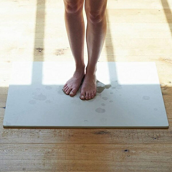 hono(照明・インテリア雑貨)の珪藻土で作られたラージサイズのバスマット！”soil（ソイル）”BATH MAT（バスマット）large【乾燥 吸水 イスルギ 左官 自然素材】｜アングル3