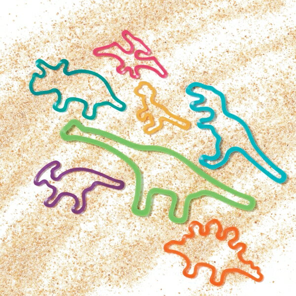 愛着と驚きがある恐竜フォルムの輪ゴム! Animal Rubber Band(アニマルラバーバンド)ディノ7ピース×10パック 【輪ゴム】【ゴム】【あさいち】【...