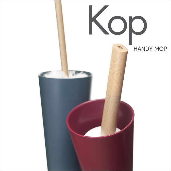 キッチン雑貨（3000円程度） コップのようなケースがお家！ Kop Handy Mop（コップ・ハンディモップ） インテリア雑貨＆キッチン雑貨のお店hono おしゃれ かわいい プレゼント ギフト 内祝い 小物