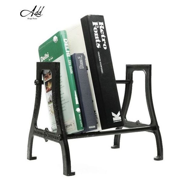 重厚で安心感のあるブックスタンド!”Goody Grams Add(グッディグラムスアド)”BOOK STAND【本棚 鉄製】インテリア雑貨&キッチン雑貨のお店...