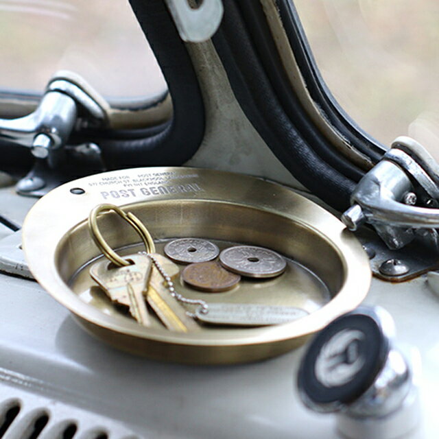 ビンテージ風のマネートレー!”POST GENERAL”GOOD VIBE TRAY(グッドバイブトレー)ラウンド 【トレイ ヴィンテージ 工業 インダストリア...