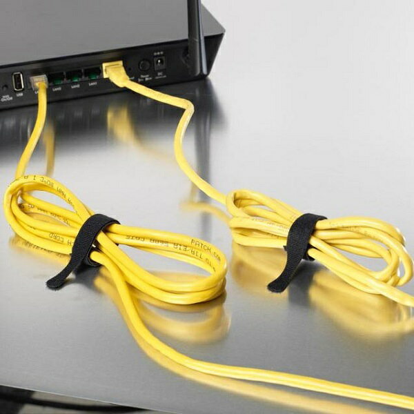 薄くしなやかで強靭なケーブルタイ!”VELCRO(ベルクロ)”ワンラップ薄型結束ベルト【マジックテープ 収納 耐水】 インテリア雑貨&キッチン雑貨のお店hono...