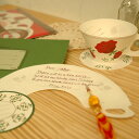 飾って楽しめる新感覚レターセット! レターセット Pollare(ポッラーレ)5セット組 【レターセット】【メッセージカード】【ティーカップ】【便箋】【手紙】 ...