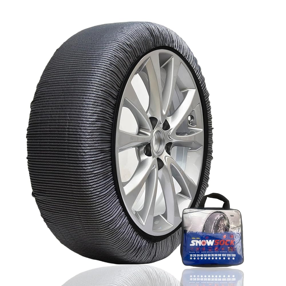 「訳あり新品★外箱段ボールにキズ・汚れあり・中身は新品です」タイヤチェーン 布製 非金属 装着簡単 チェーン規制対応 緊急用 S080(適応サイズは写真参照