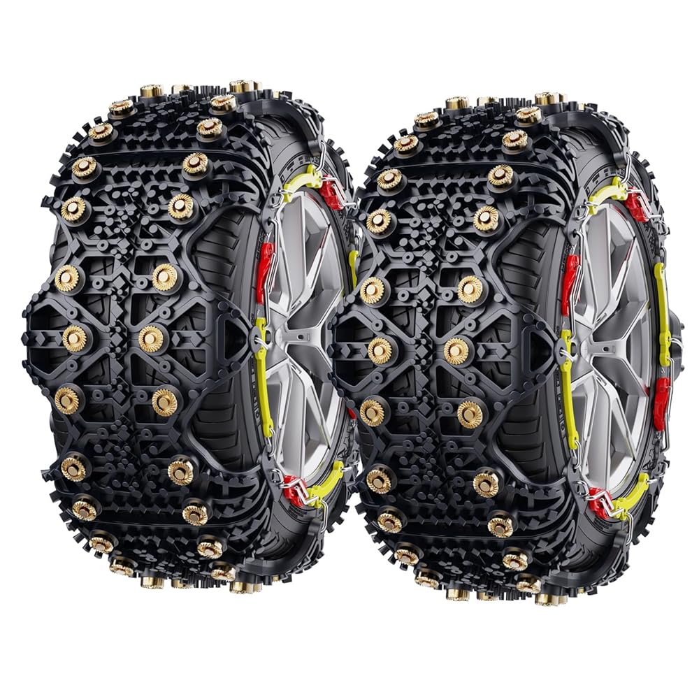 「訳あり新品★外箱段ボールにキズ・汚れアリ・中身は新品です」タイヤチェーン 非金属 軽自動車 雪 チェーン 簡単装着 車両移動不要 ジャッキアップ不要