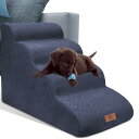 「訳あり新品★外箱段ボールにキズ・汚れあり・中身は新品です」Masthome 犬スロープ階段 4段 高さ51cm
