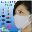 ドームマスク2　ワイヤー入り　息がしやすくしゃべりやすい 洗える　送料無料　男女兼用 同色2枚セット フリーサイズ dome8600