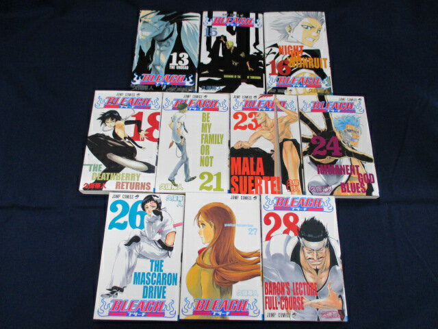 【送料無料】RSB_00010【中古本】BLEACHブリーチ 13,15,16,18,21,23,24,26,27,28/久保帯人