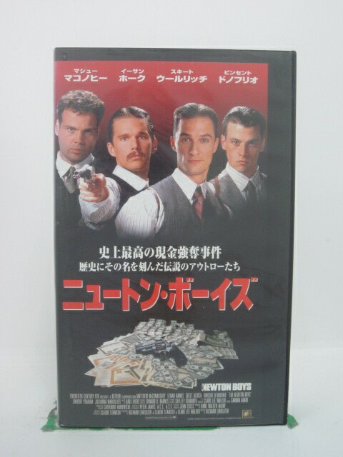 H5 44475【中古・VHSビデオ】「ニュートン・ボーイズ」字幕版 監督:リチャード・リンクレイター/出演:マシュー・マコ…