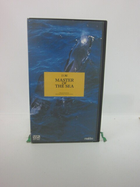 H5 44521 【中古・VHSビデオ】「巨鯨　MASTER THE SEA～ポストカード型写真集付き～」　ホエール・ウォッチング・ク…