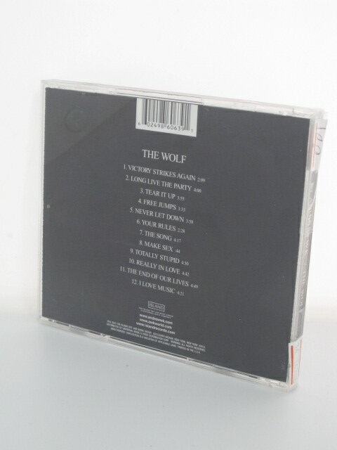 H4 14788【中古CD】「THE WOLF」ANDREW W.K. 1「VICTORY STRIKES AGAIN」2「LONG LIVE THE PARTY」3「TEAR IT UP」他。全12曲収録。