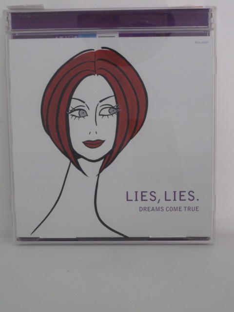 H4 15456【中古CD】「LIES.LIES.」DREAMS COME TRUE 2枚組（CD+DVD)。CD 1「LIES.LIES.」2「LIES.LIES.-PIANO VERSION-feat.大谷幸」3「LIES.LIES.-GUITAR VERSION-feat.JUON from FUZZY CONTROL」全3曲収録。DVD「ナサケの女〜ダイジェストムービー」全1track収録。